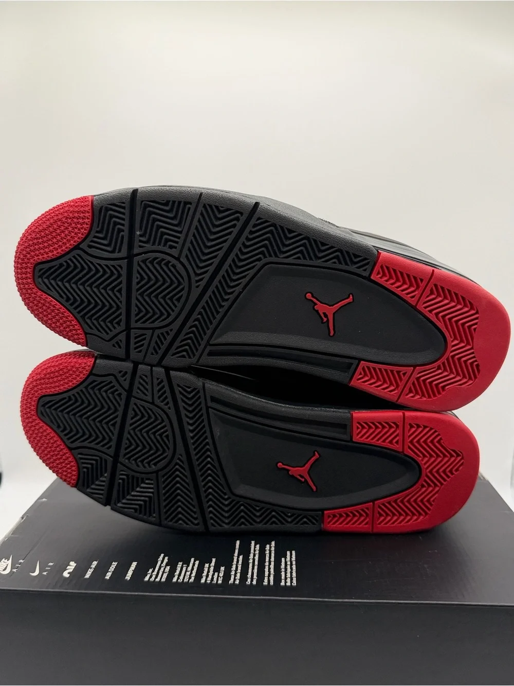 Nike Air Jordan 4 RM Black Varsity Red FQ7939-060 Men’s Size 10.5